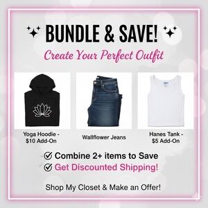 Yoga Hoodie and Wallflower Jeans Bundle